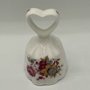 Vintage Brinton Bone China Floral Miniature Bell UNIQUE Original RARE